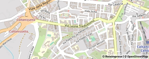 Mappa Caltanissetta