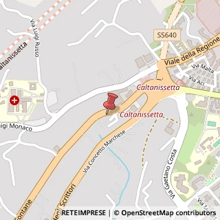 Mappa Via Due Fontane, 10, 93100 Caltanissetta, Caltanissetta (Sicilia)