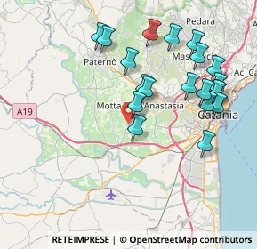 Mappa Contrada Pero, 95040 Motta Sant'Anastasia CT, Italia (9.132)