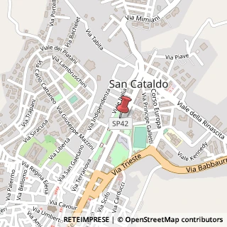 Mappa Corso Sicilia, 60, 93017 San Cataldo, Caltanissetta (Sicilia)
