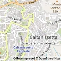 Kaart Caltanissetta