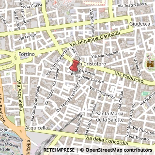 Mappa Via delle Calcare, 171, 95122 Catania, Catania (Sicilia)