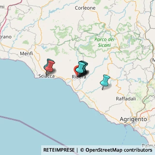 Mappa Via Pitagora, 92016 Ribera AG, Italia (6.00364)