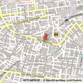 Mappa Via Plebiscito, 247, 95121 Catania, Catania (Sicilia)