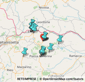 Mappa SS 117 bis, 94019 Valguarnera Caropepe EN, Italia (10.4695)