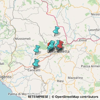 Mappa Via Beppe Montana, 93017 San Cataldo CL, Italia (7.55154)