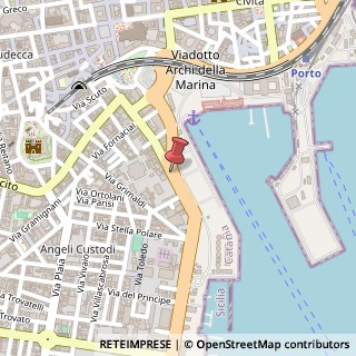Mappa Strada Statale 114 Orientale Sicula, 114, 95121 Catania, Catania (Sicilia)