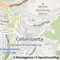 Map Caltanissetta