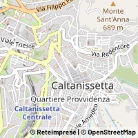 Kaart Caltanissetta
