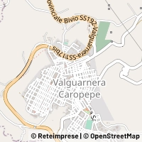 Mapa Valguarnera Caropepe