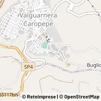 Mapa Valguarnera Caropepe