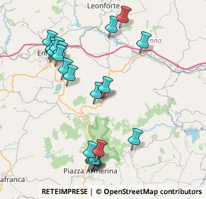 Mappa Via San Liborio, 94019 Valguarnera Caropepe EN, Italia (9.843)