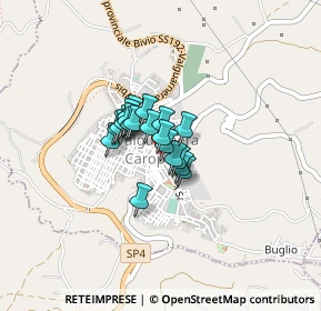 Mappa Via San Liborio, 94019 Valguarnera Caropepe EN, Italia (0.231)