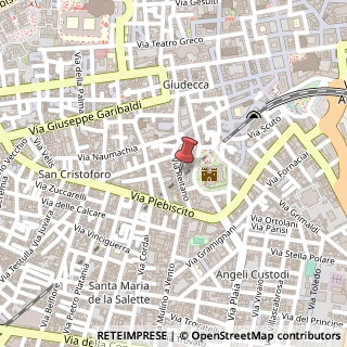 Mappa Via Reitano, 40, 95121 Catania, Catania (Sicilia)