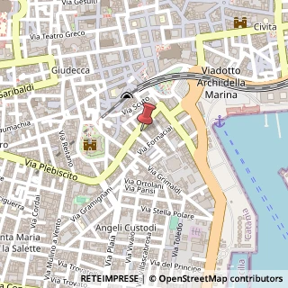Mappa Via Fornai,  11, 95121 Catania, Catania (Sicilia)
