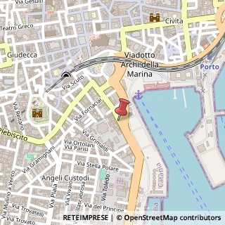 Mappa Via Cristoforo Colombo, 124, 95121 Catania, Catania (Sicilia)