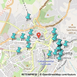 Mappa Via Gorizia, 93100 Caltanissetta CL, Italia (0.6575)