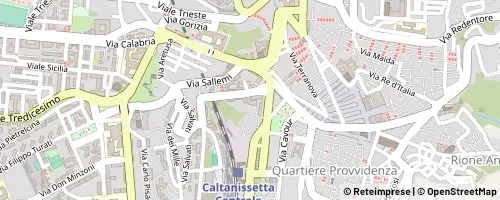 Mappa Caltanissetta