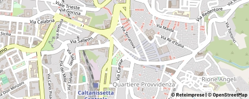 Mappa Caltanissetta