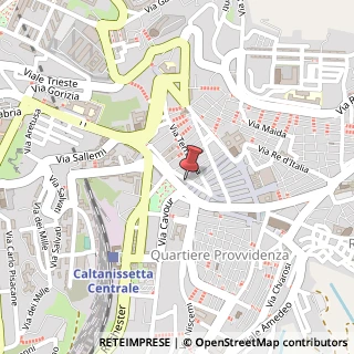 Mappa Via Consultore Benintendi, 60, 93100 Caltanissetta, Caltanissetta (Sicilia)