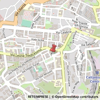 Mappa Via Luisa Moncada, 32, 93100 Caltanissetta, Caltanissetta (Sicilia)