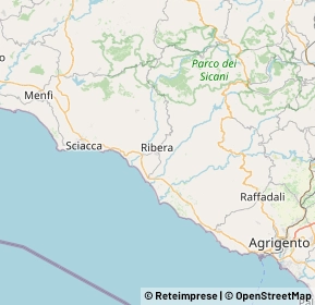 Mappa 92016 Ribera AG, Italia (15.87444)