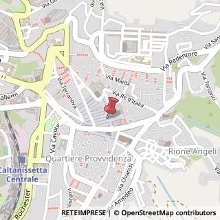Mappa Via Gaetano Scovazzo,  1, 93100 Caltanissetta, Caltanissetta (Sicilia)