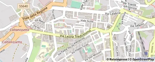 Mappa Caltanissetta