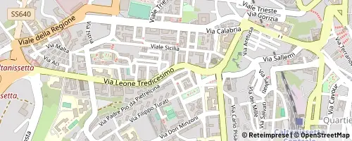 Mappa Caltanissetta