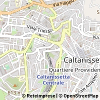 Kaart Caltanissetta