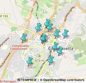 Mappa Via P.M. Rosso Di Secondo, 93100 Caltanissetta CL, Italia (0.78333)