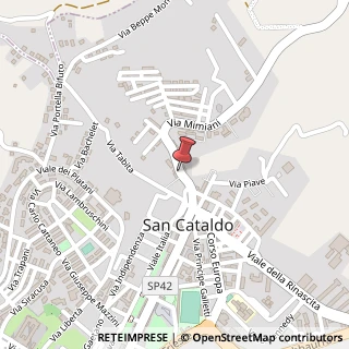 Mappa Via Mimiani, 49, 93017 San Cataldo, Caltanissetta (Sicilia)