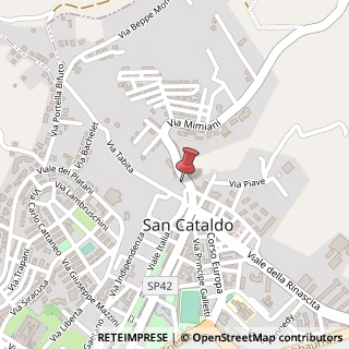 Mappa Via Mimiani, 23, 93017 San Cataldo, Caltanissetta (Sicilia)