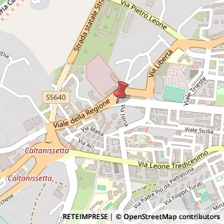 Mappa Viale della Regione, 144, 93100 Caltanissetta, Caltanissetta (Sicilia)