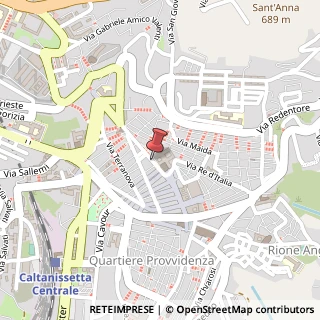 Mappa Corso Umberto I,  69, 93100 Caltanissetta, Caltanissetta (Sicilia)