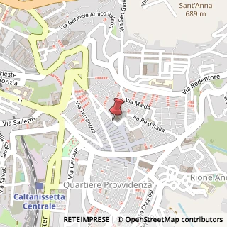 Mappa Corso Umberto I, 85, 93100 Caltanissetta, Caltanissetta (Sicilia)