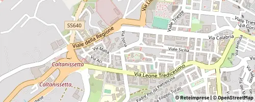 Mappa Caltanissetta