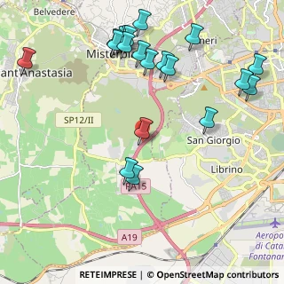 Mappa Viale V.Puglisi industrial park tangenziale ovest uscita, 95045 Misterbianco CT, Italia (2.8255)