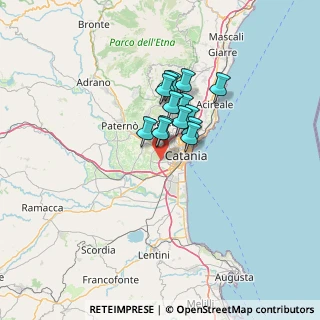 Mappa Viale V.Puglisi industrial park tangenziale ovest uscita, 95045 Misterbianco CT, Italia (9.52143)