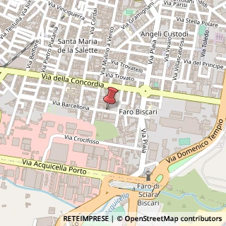 Mappa Via Barcellona, 12, 95121 Catania, Catania (Sicilia)