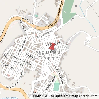 Mappa Via Angelo Pavone, 13, 94019 Valguarnera Caropepe, Enna (Sicilia)