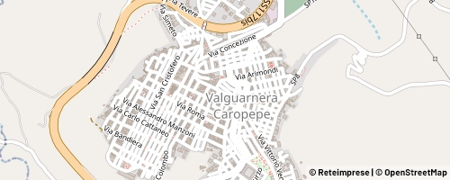Mappa Valguarnera Caropepe