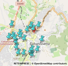 Mappa VIA G.AMICO VALENTI, 93100 Caltanissetta CL, Italia (1.182)