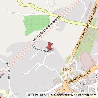 Mappa Via Poggio Sant'Elia, 18, 93100 Caltanissetta, Caltanissetta (Sicilia)