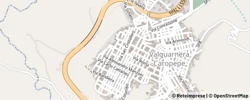 Mappa Valguarnera Caropepe