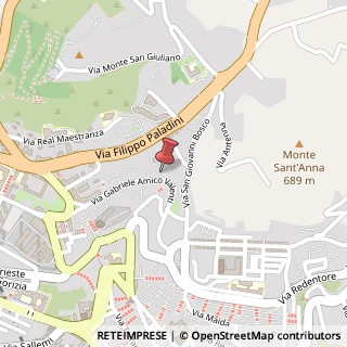 Mappa Via Gabriele Amico Valenti, 112, 93100 Caltanissetta, Caltanissetta (Sicilia)