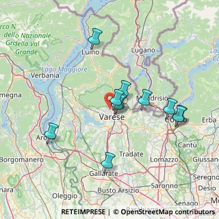 Mappa Via Lorenzo Bernini, 21100 Varese VA, Italia (12.98455)