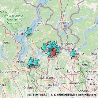 Mappa Via Lorenzo Bernini, 21100 Varese VA, Italia (10.03667)