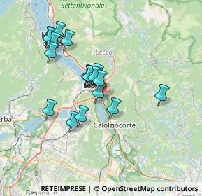 Mappa Viale Don Giovanni Ticozzi, 23900 Lecco LC, Italia (6.20944)