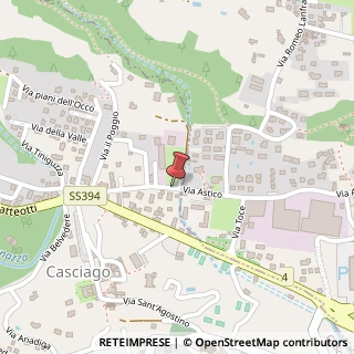 Mappa Via Giuseppe Pozzi, 33, 21020 Casciago, Varese (Lombardia)